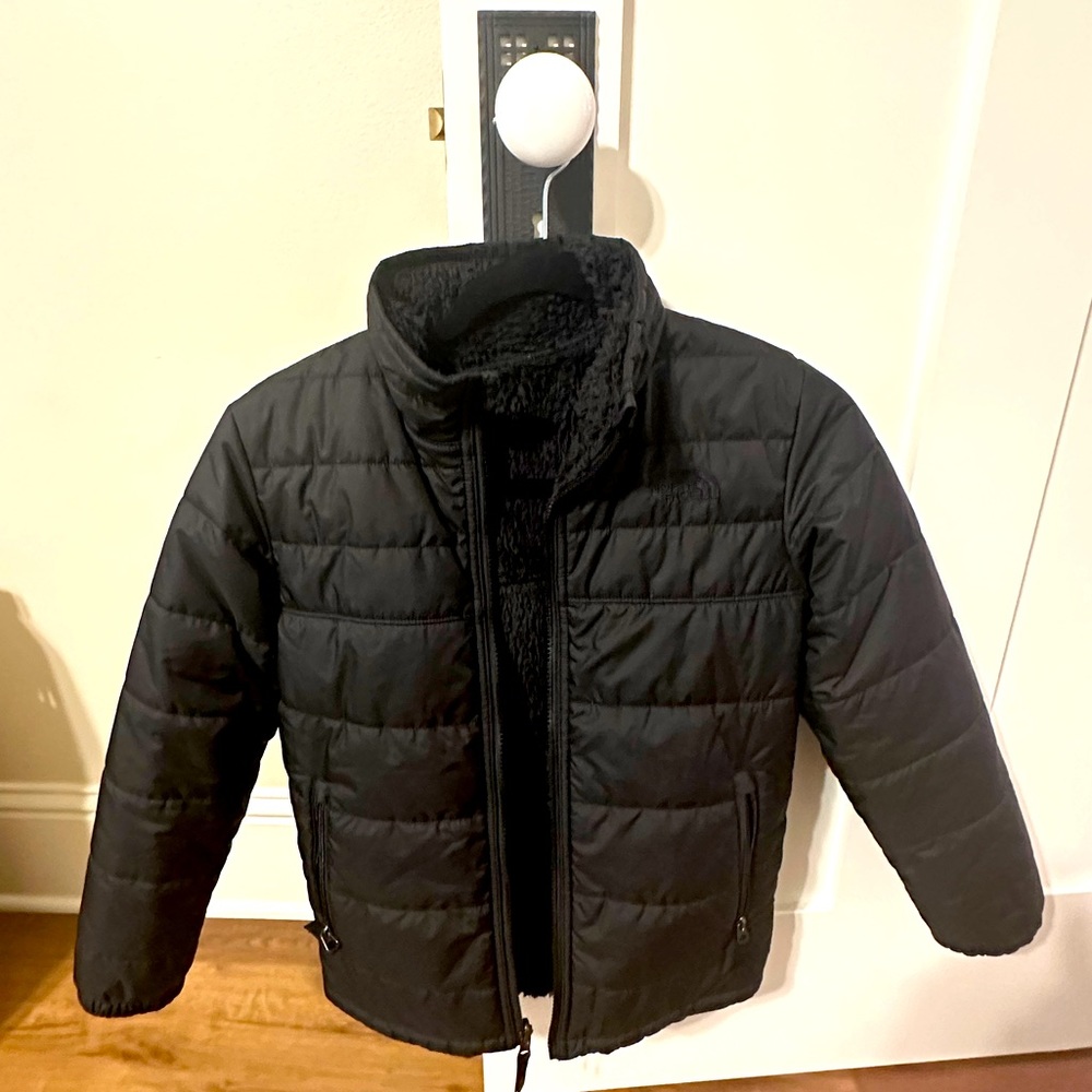 Big Kids’ Reversible sherpa lined puffer Jacket